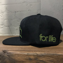 Load image into Gallery viewer, Gareth Emery - Electric - Black / Lime Green Snapback Hat
