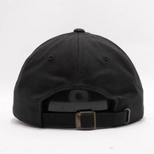 Load image into Gallery viewer, Panda Eyes - Logo - Black Dad Hat
